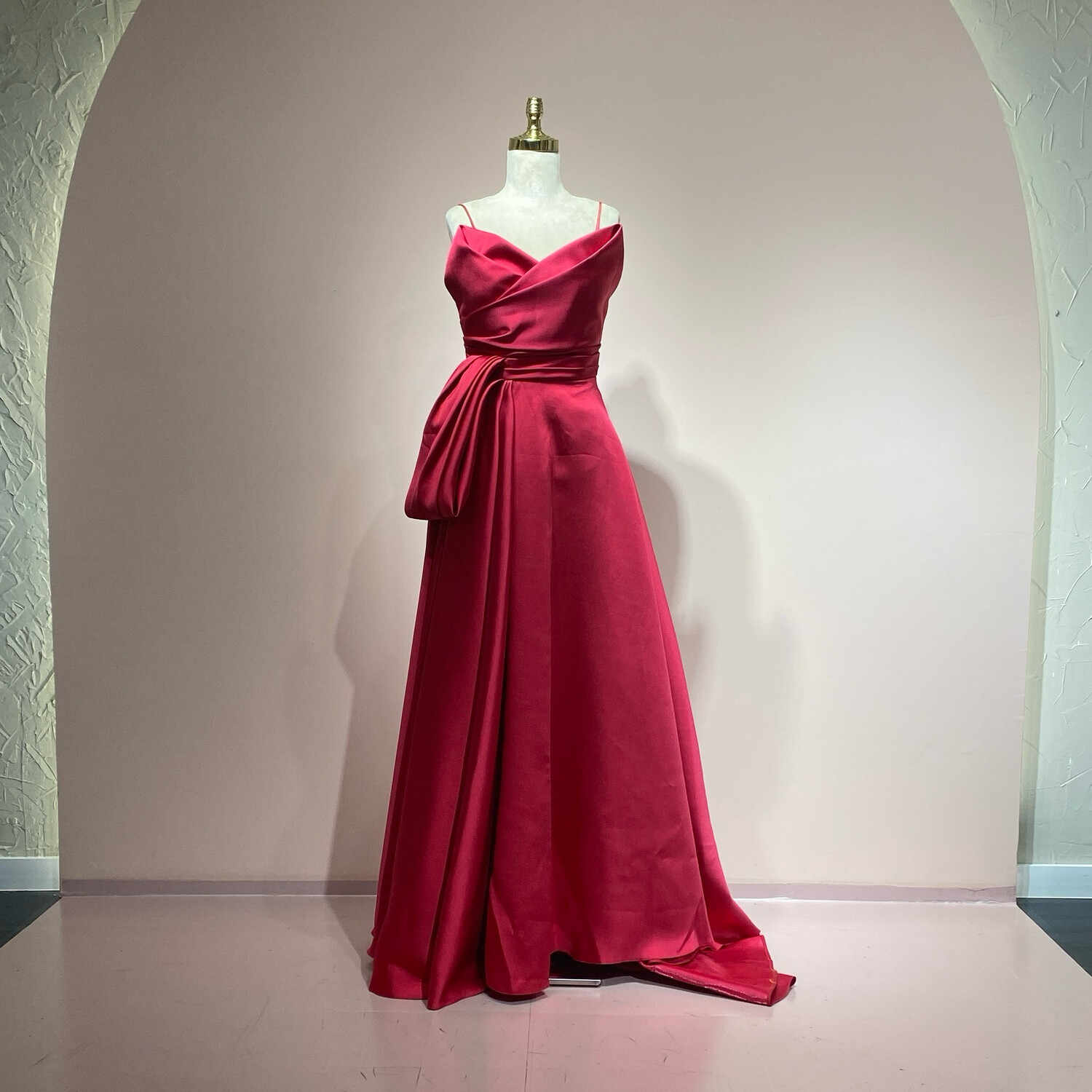 Vestido largo magenta talla 42/10