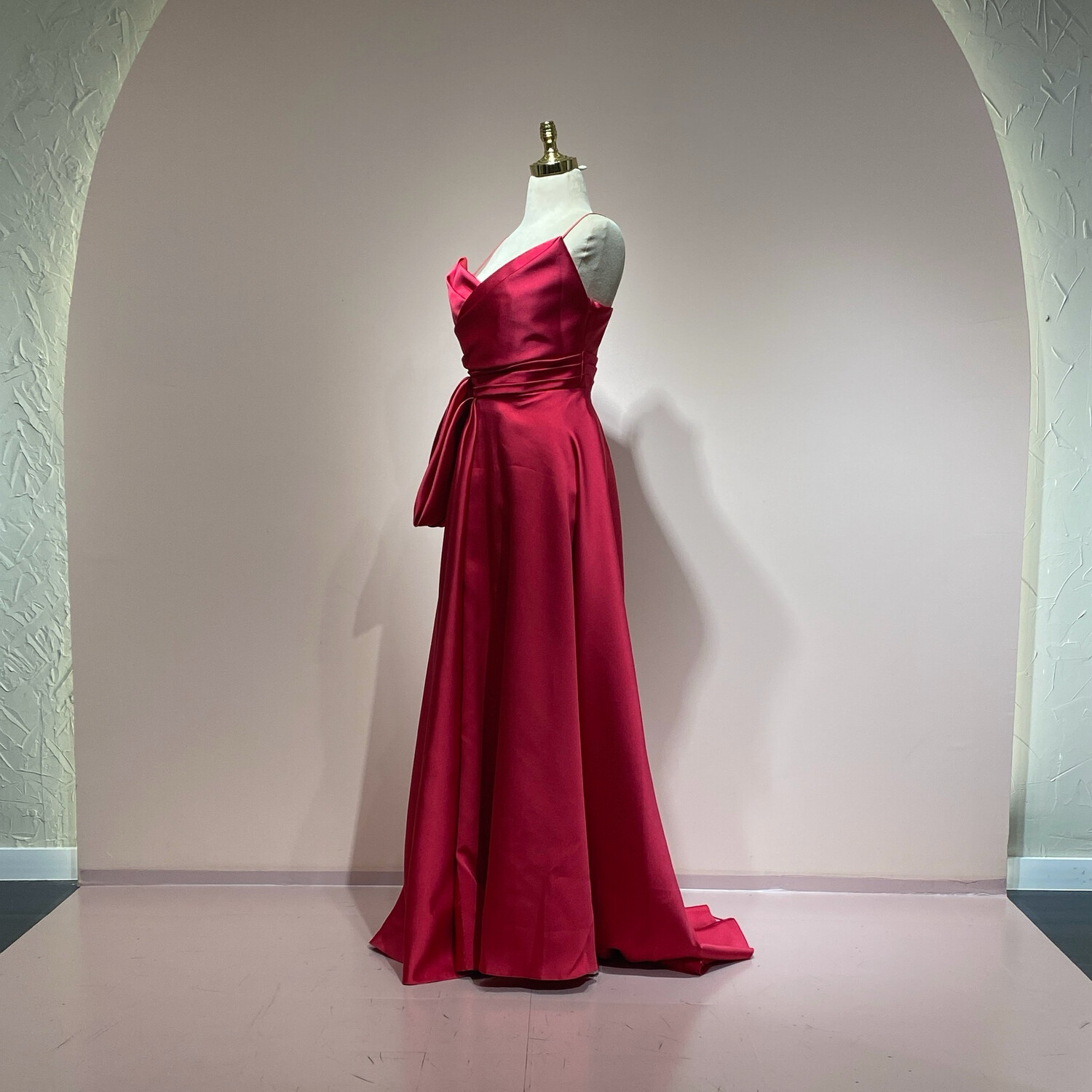 Vestido largo magenta talla 42/10