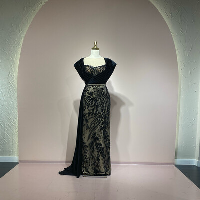 Vestido largo negro talla 44/12