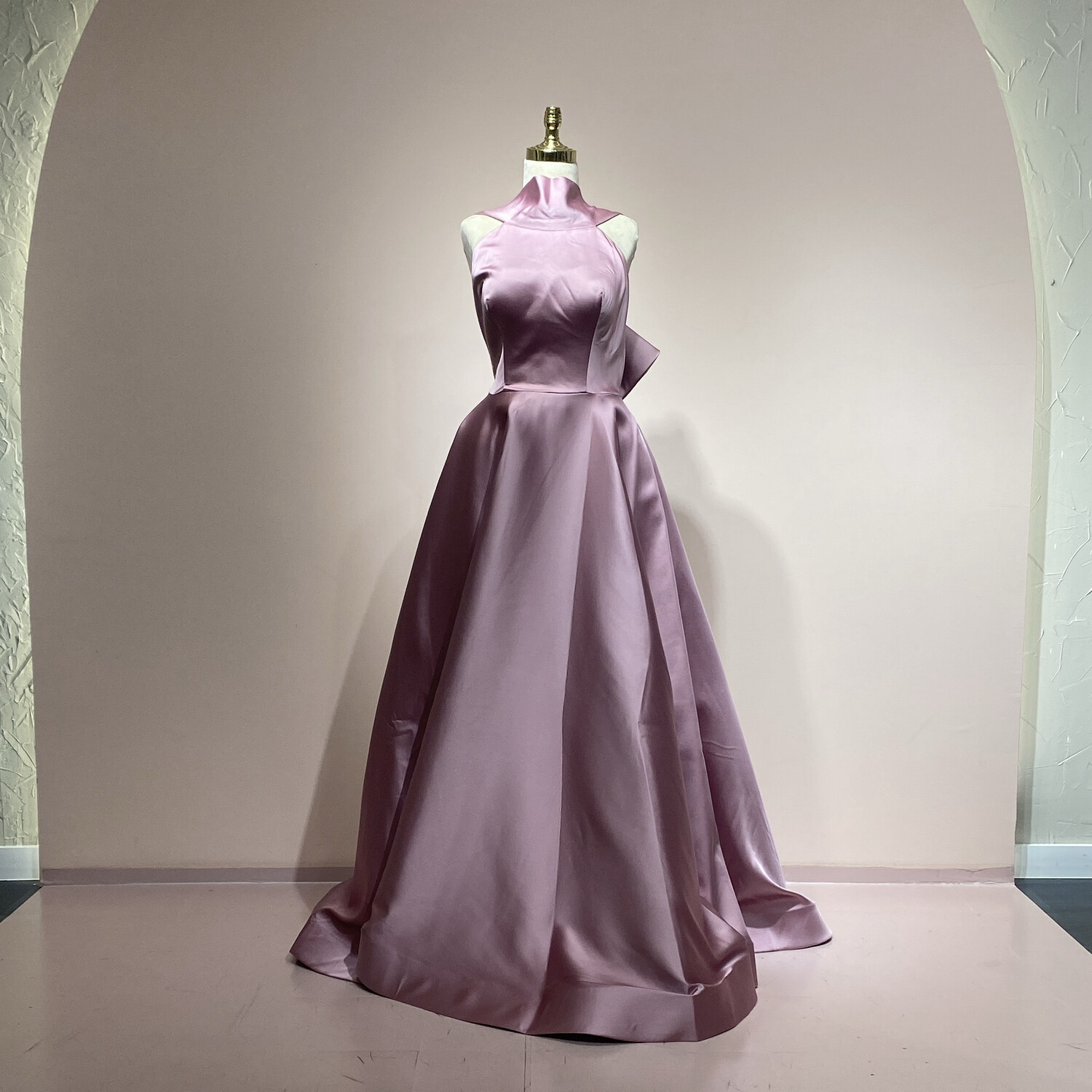 Vestido Largo,	Dusty rose 	,Talla	44