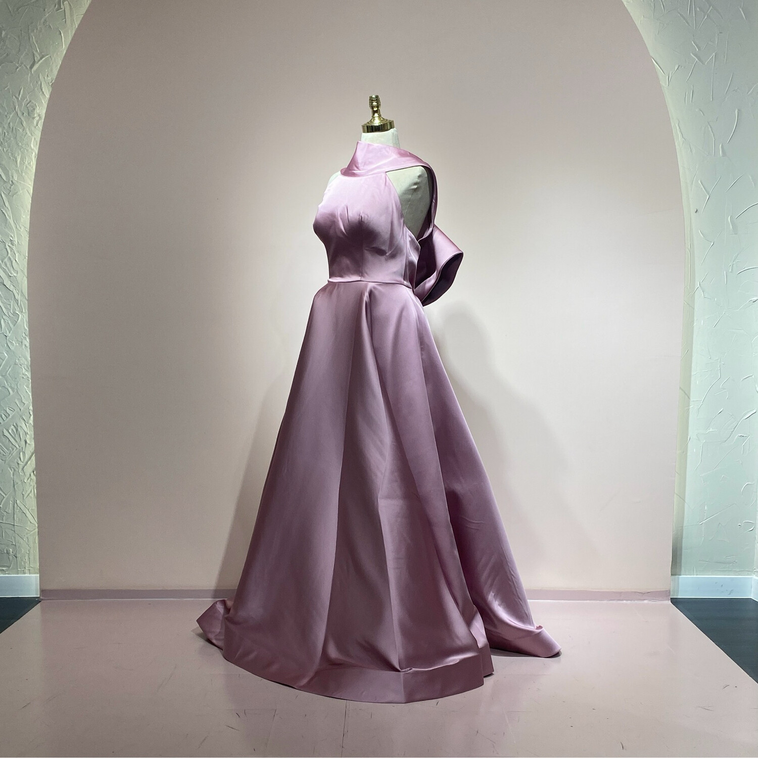 Vestido Largo,	Dusty rose 	,Talla	44