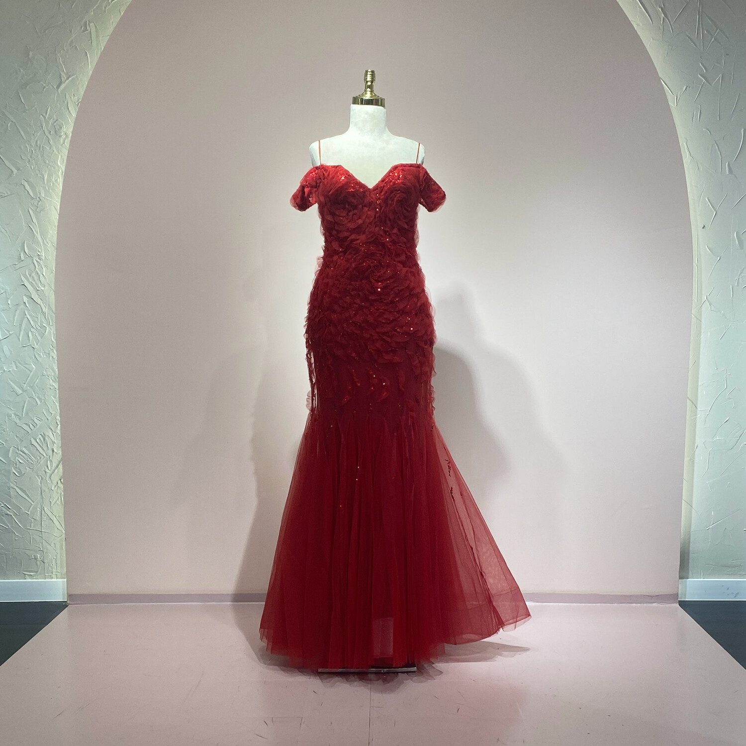 Vestido largo rojo talla 42/10
