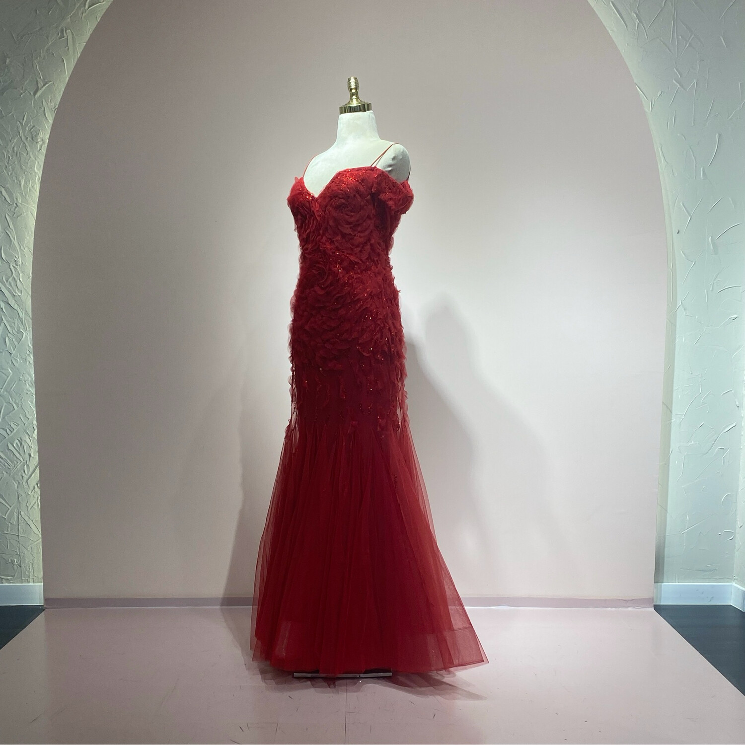 Vestido largo rojo talla 42/10