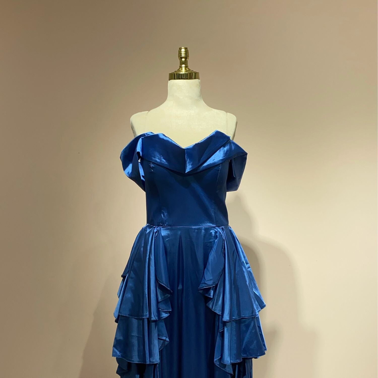 Vestido largo azul Índigo talla