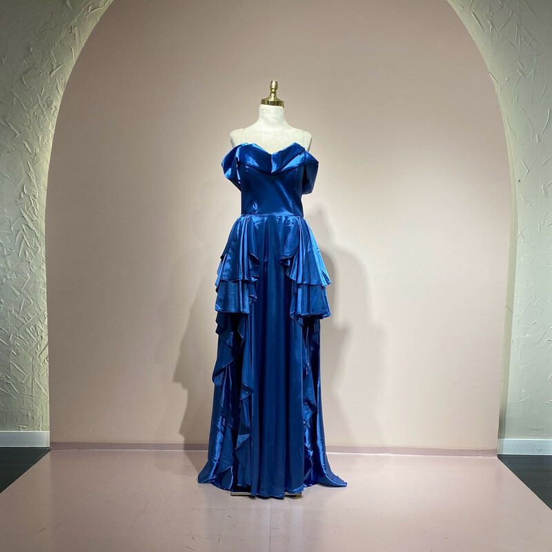 Vestido largo azul Índigo talla