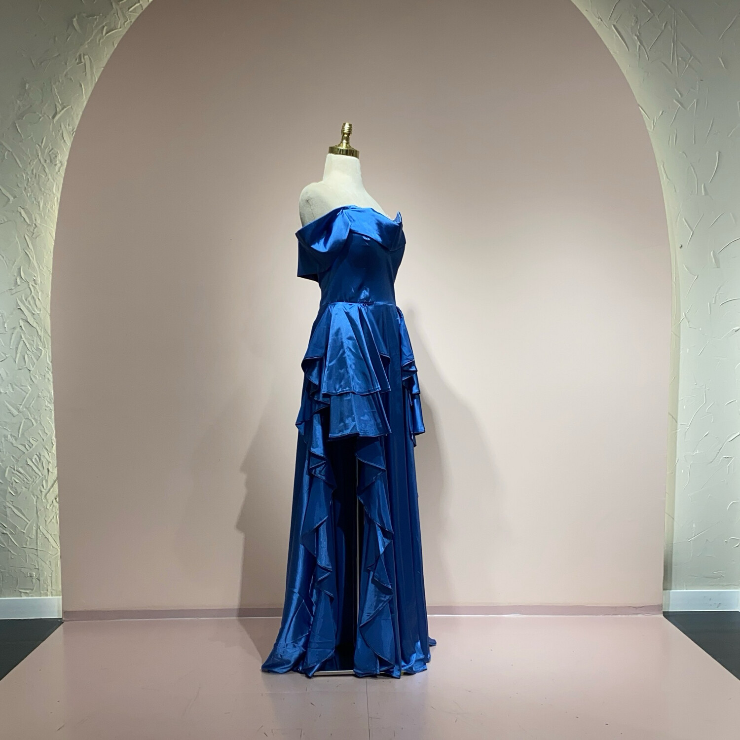 Vestido largo azul Índigo talla