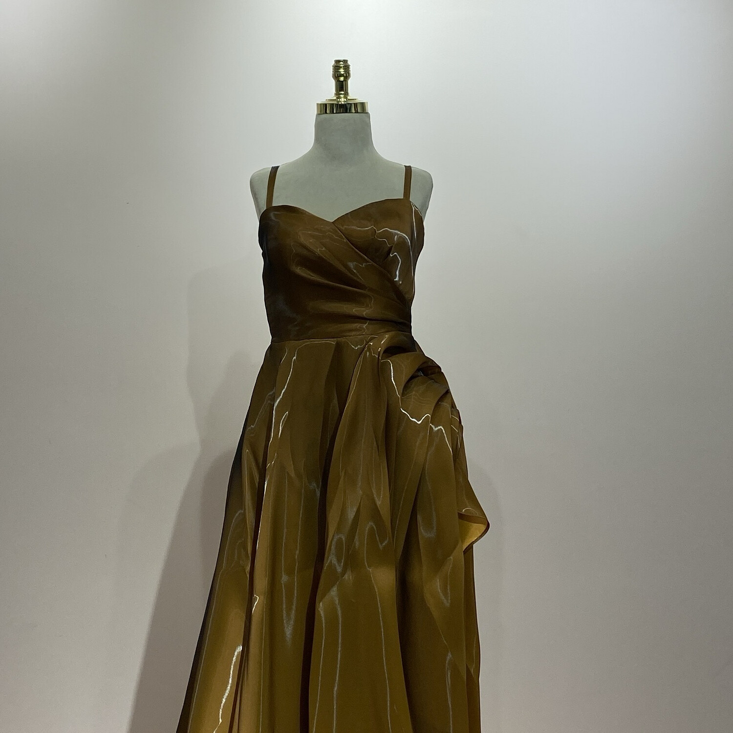 Vestido largo naranja talla 42