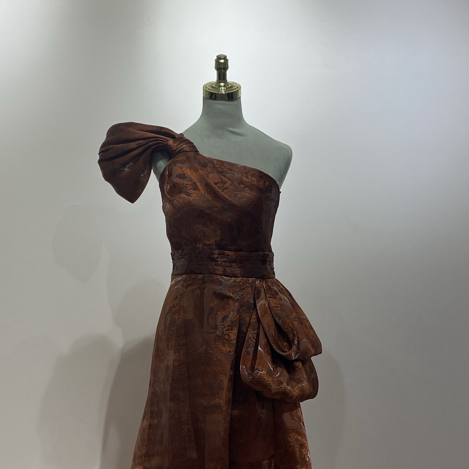 Vestido Largo,	Orange 	,Talla	44