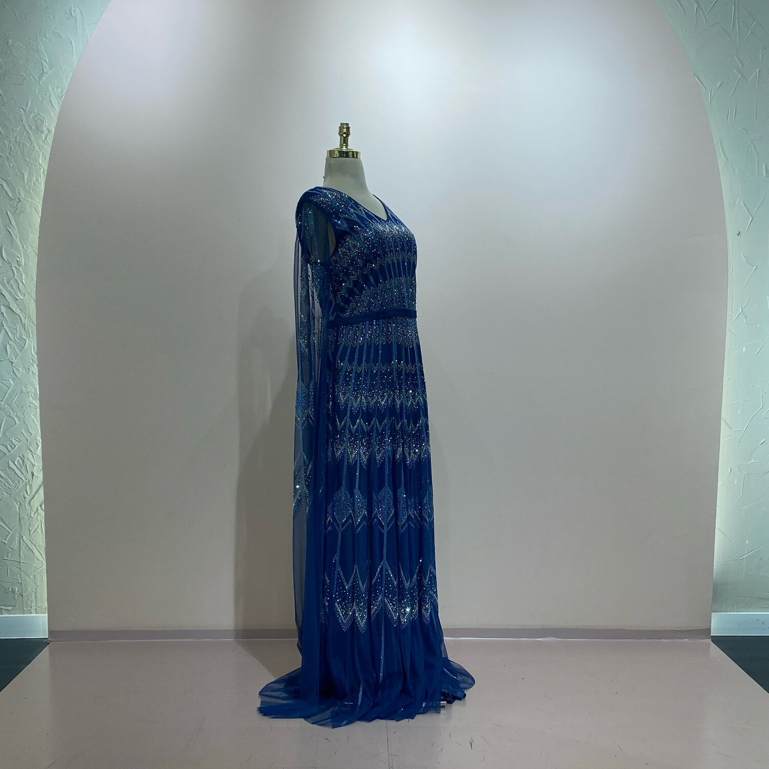 Vestido largo azul Índigo talla 44 - 46 - 48 - 50