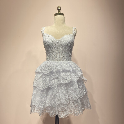 Vestido corto blanco talla 42/10