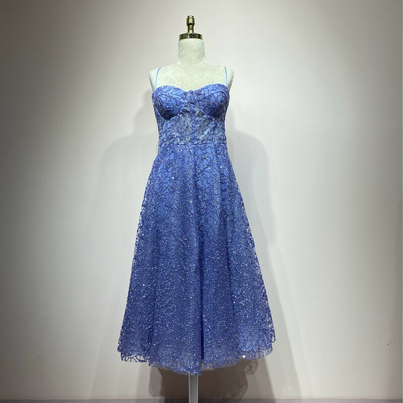 Vestido corto morado talla 38/40