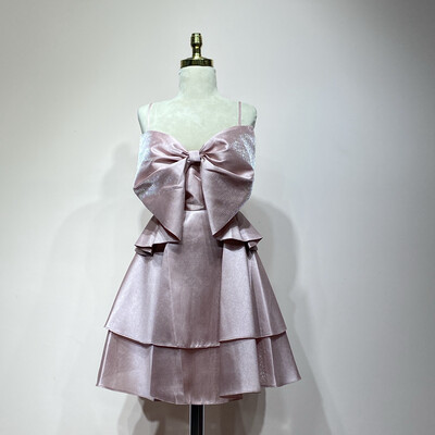 Vestido corto rosado talla 36/38/40/42
