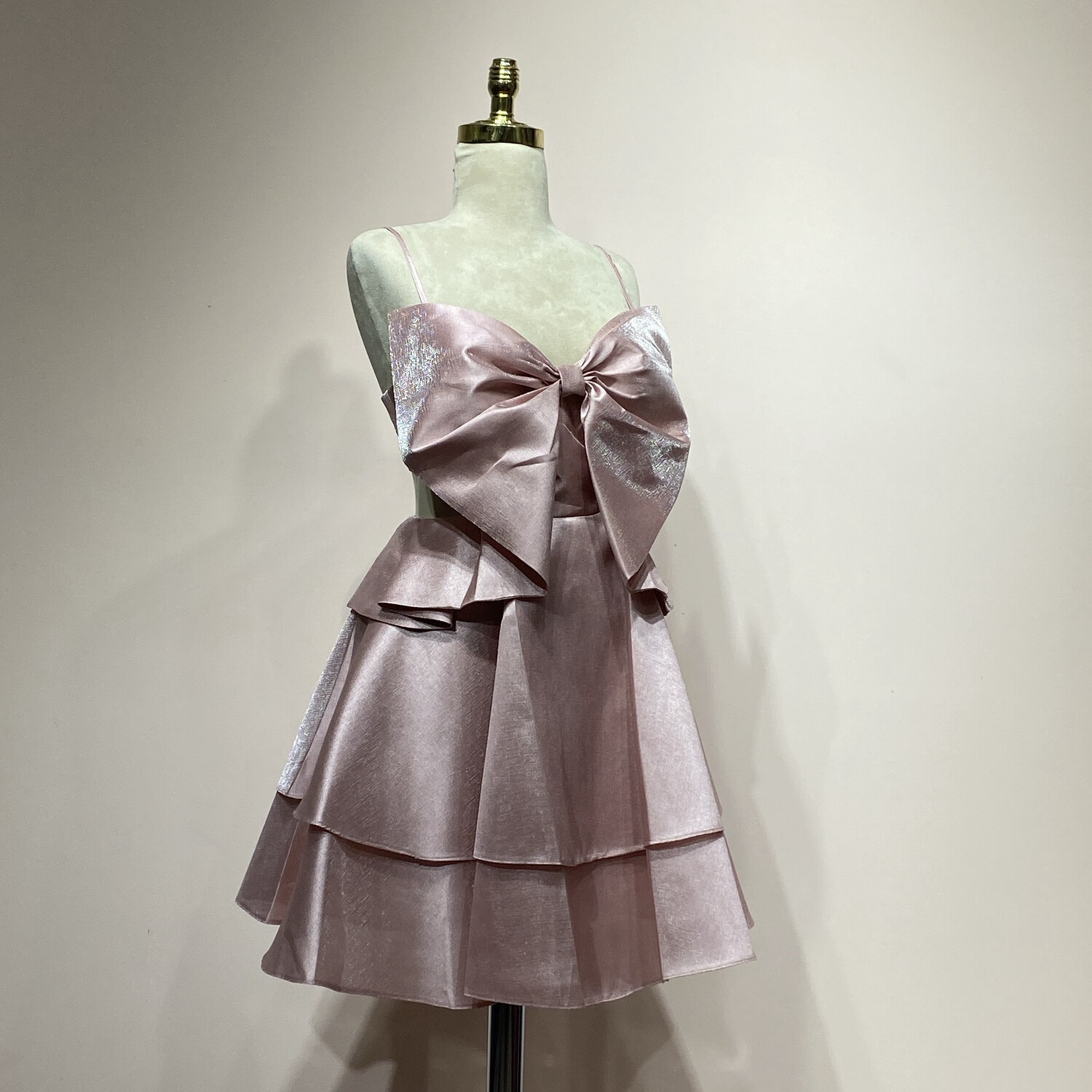 Vestido corto rosado talla 36/38/40/42