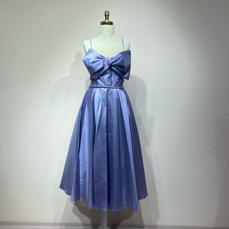 Vestido corto morado de diversas tallas