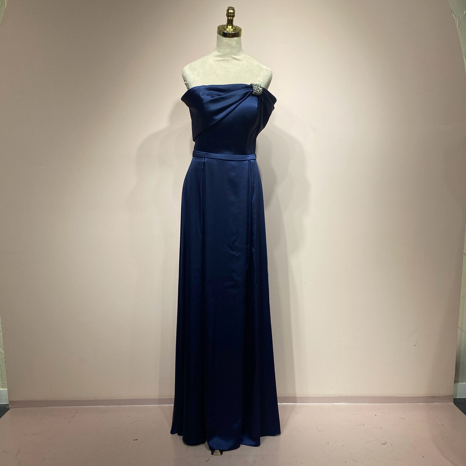 Vestido largo azul Navy talla 2