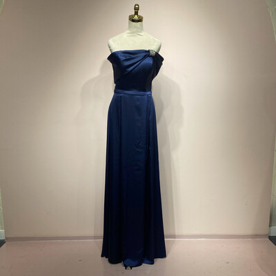 Vestido largo azul Navy talla 2