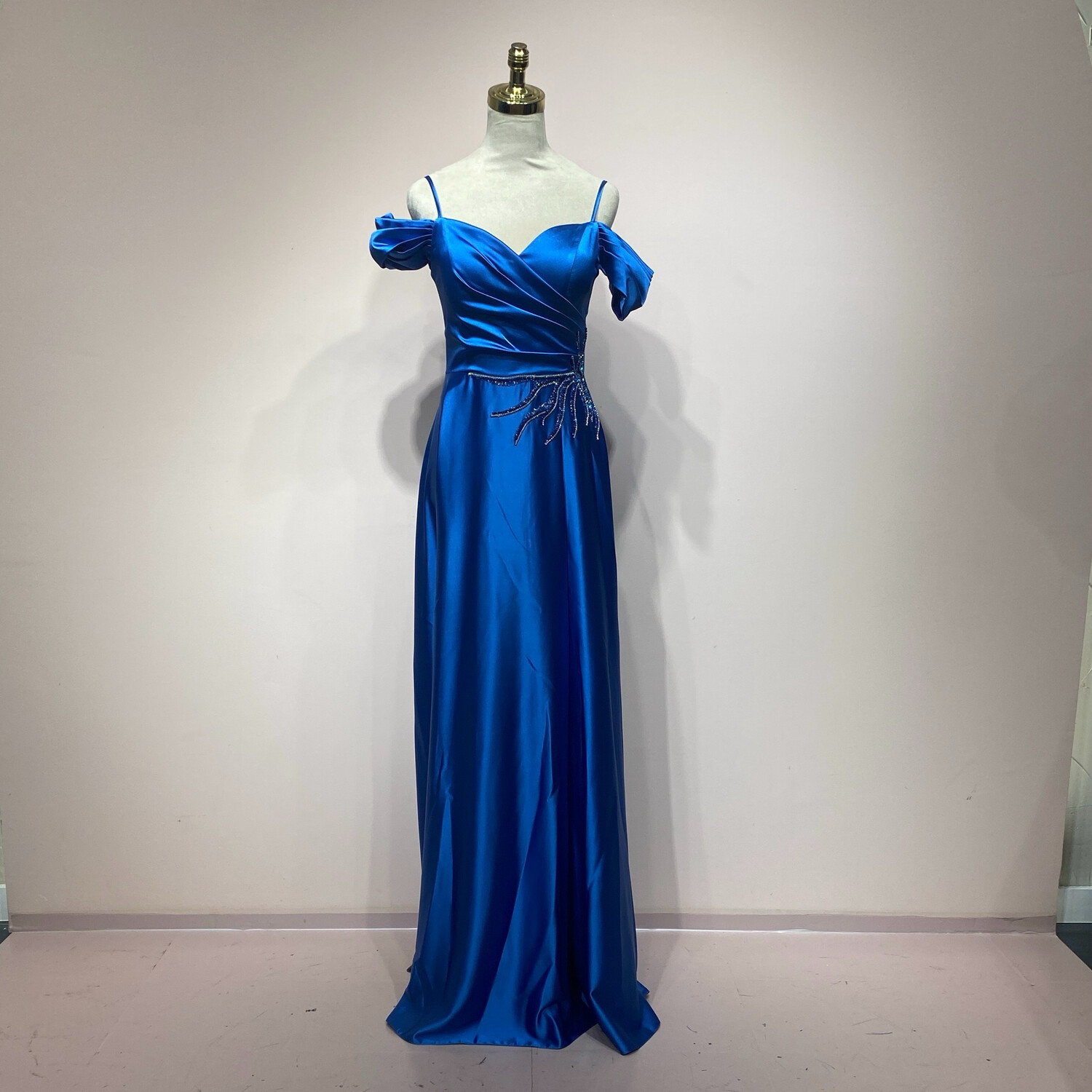 Vestido largo azul talla 2 Vestido largo azul talla 2