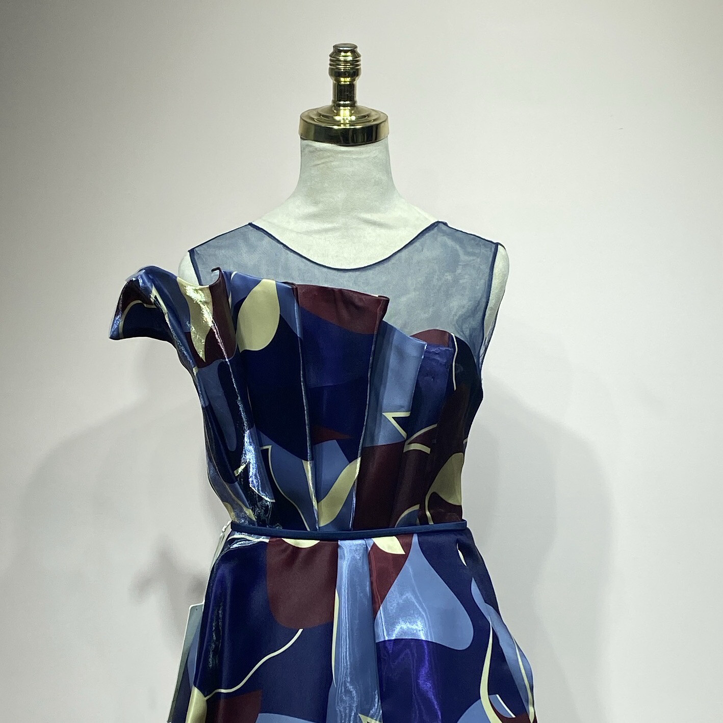 Vestido largo estampado talla 38/6