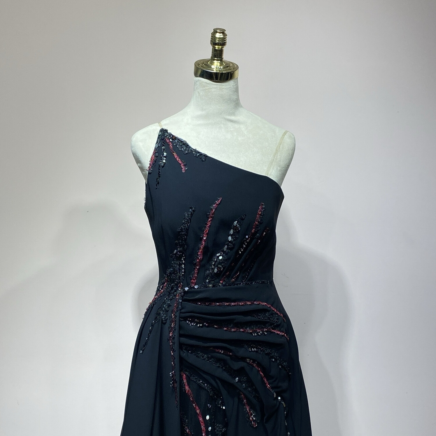 Vestido largo negro talla 38/6