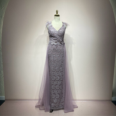 Vestido Largo,	Rosado	,Talla	6