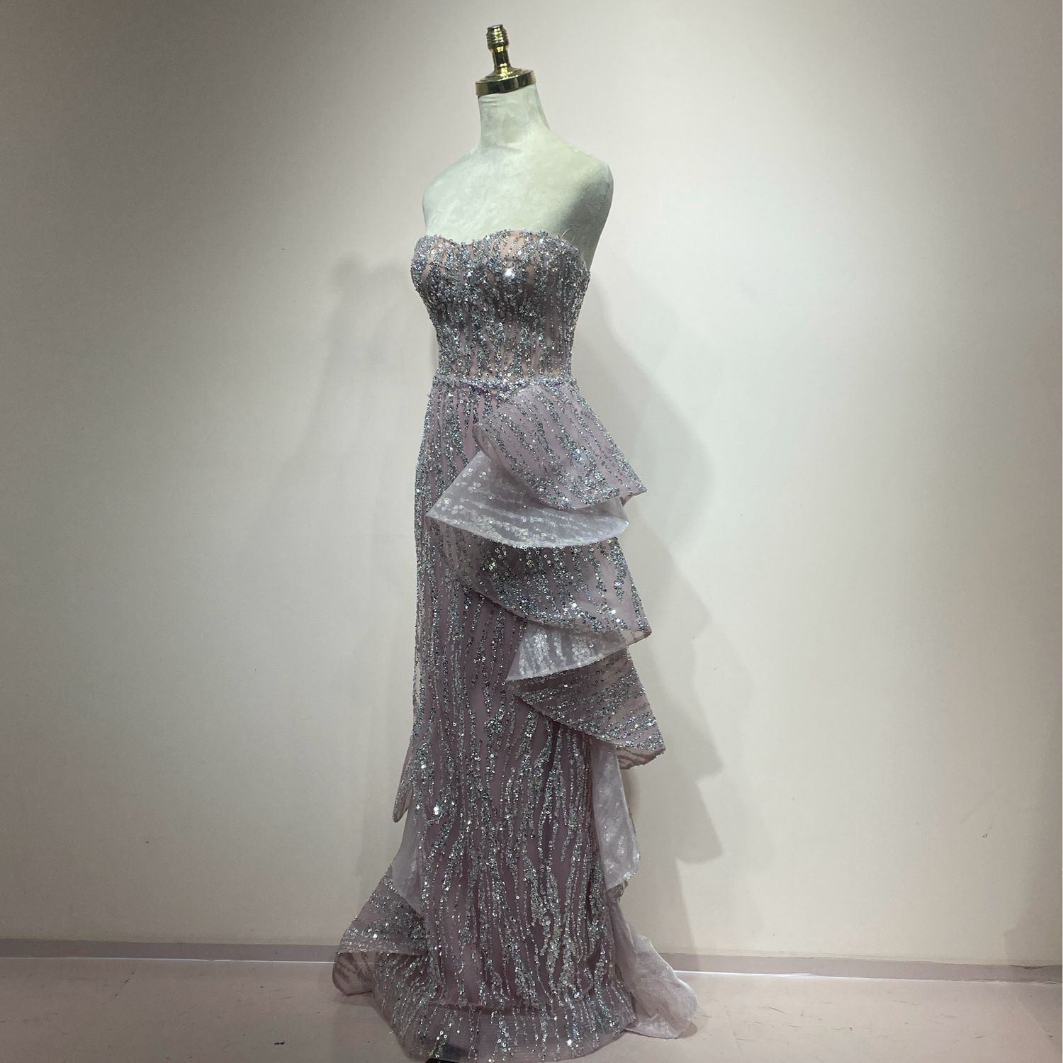 Vestido largo color Dusty Rose Vestido largo color Dusty Rose