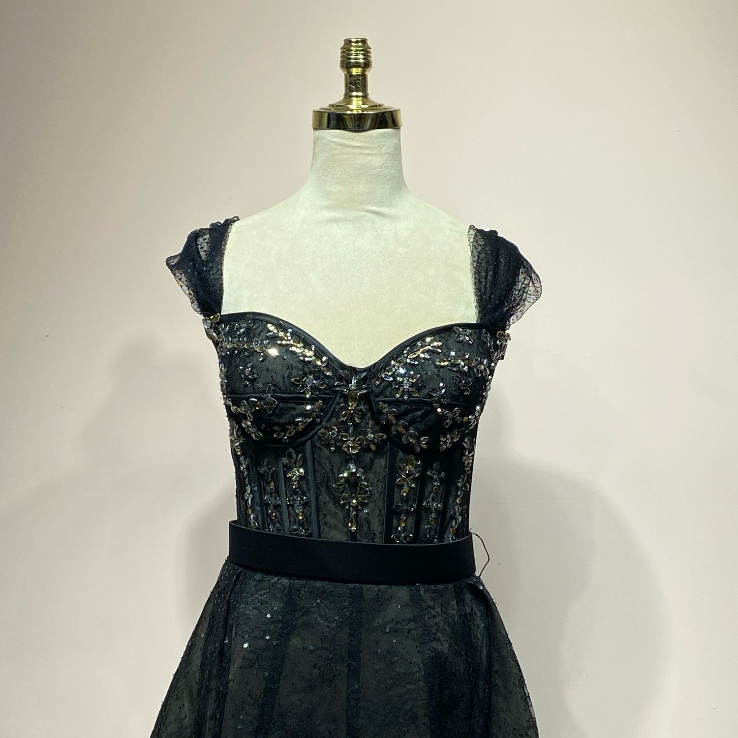 Vestido largo negro talla 44/12