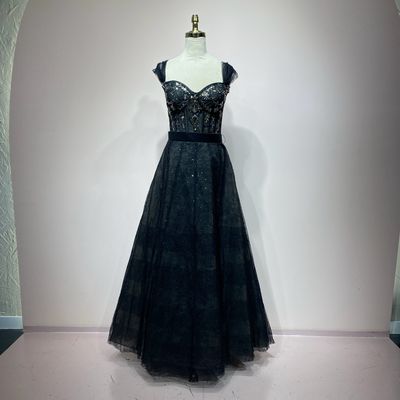 Vestido largo negro talla 44/12