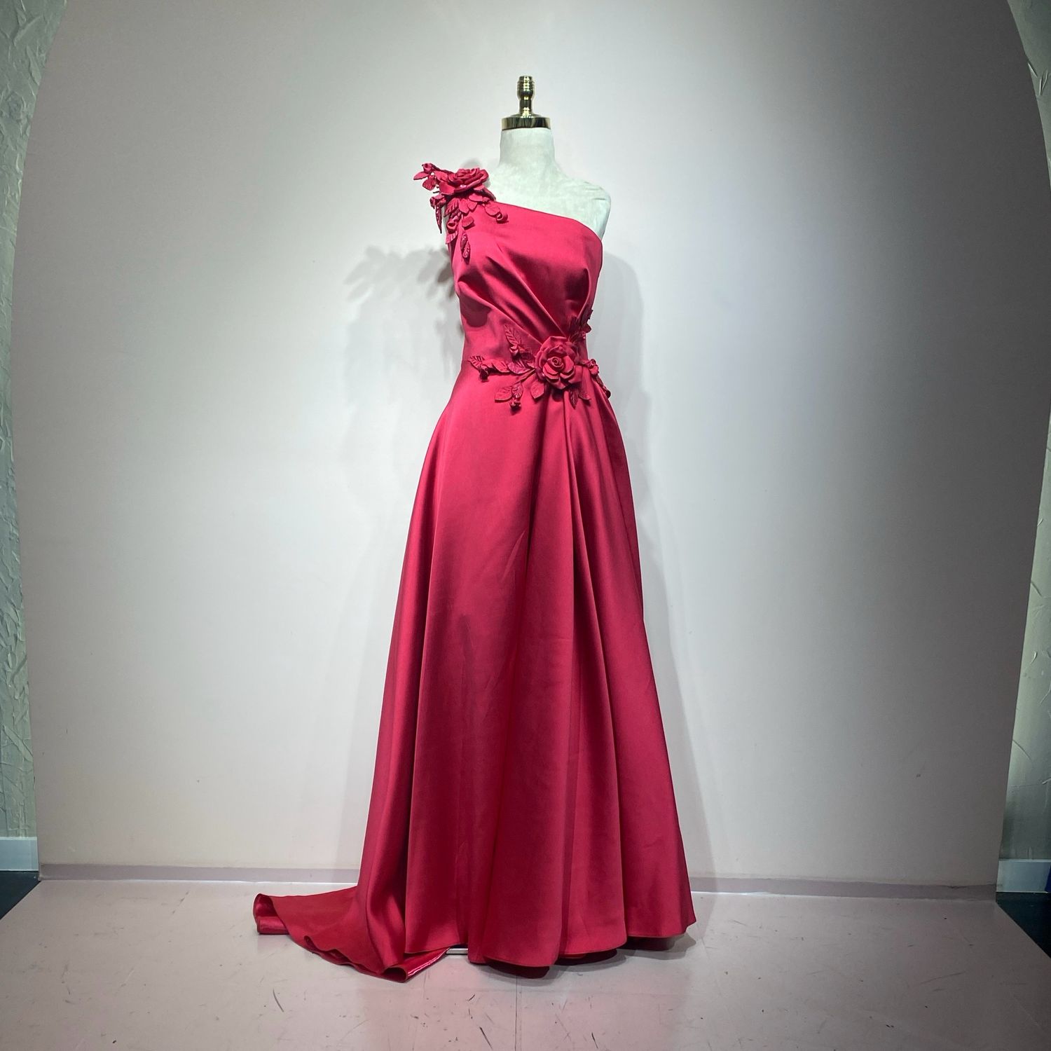 Vestido largo magenta talla 42/10 Vestido largo magenta talla 42/10