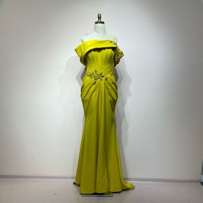 Vestido largo mostaza talla 40/8