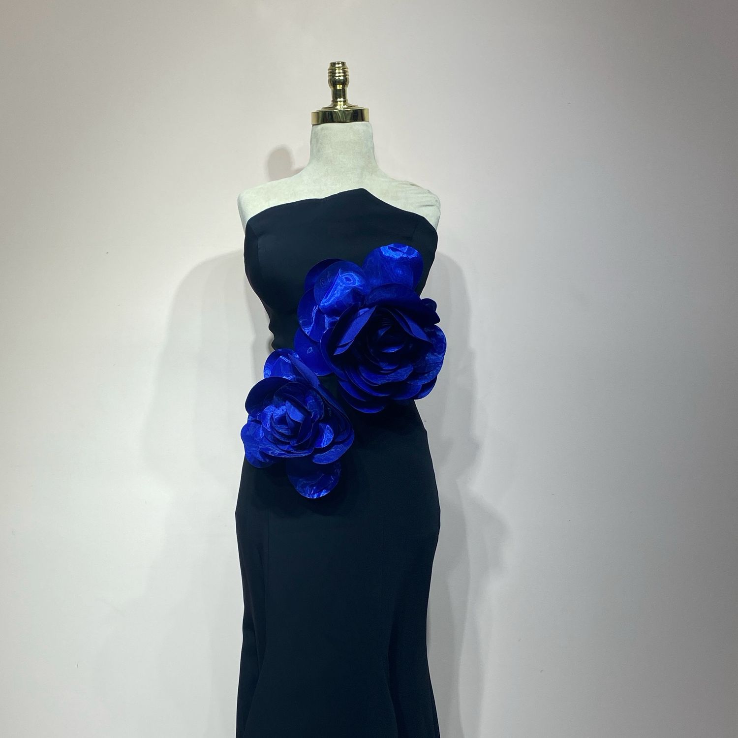 Vestido largo negro talla 12