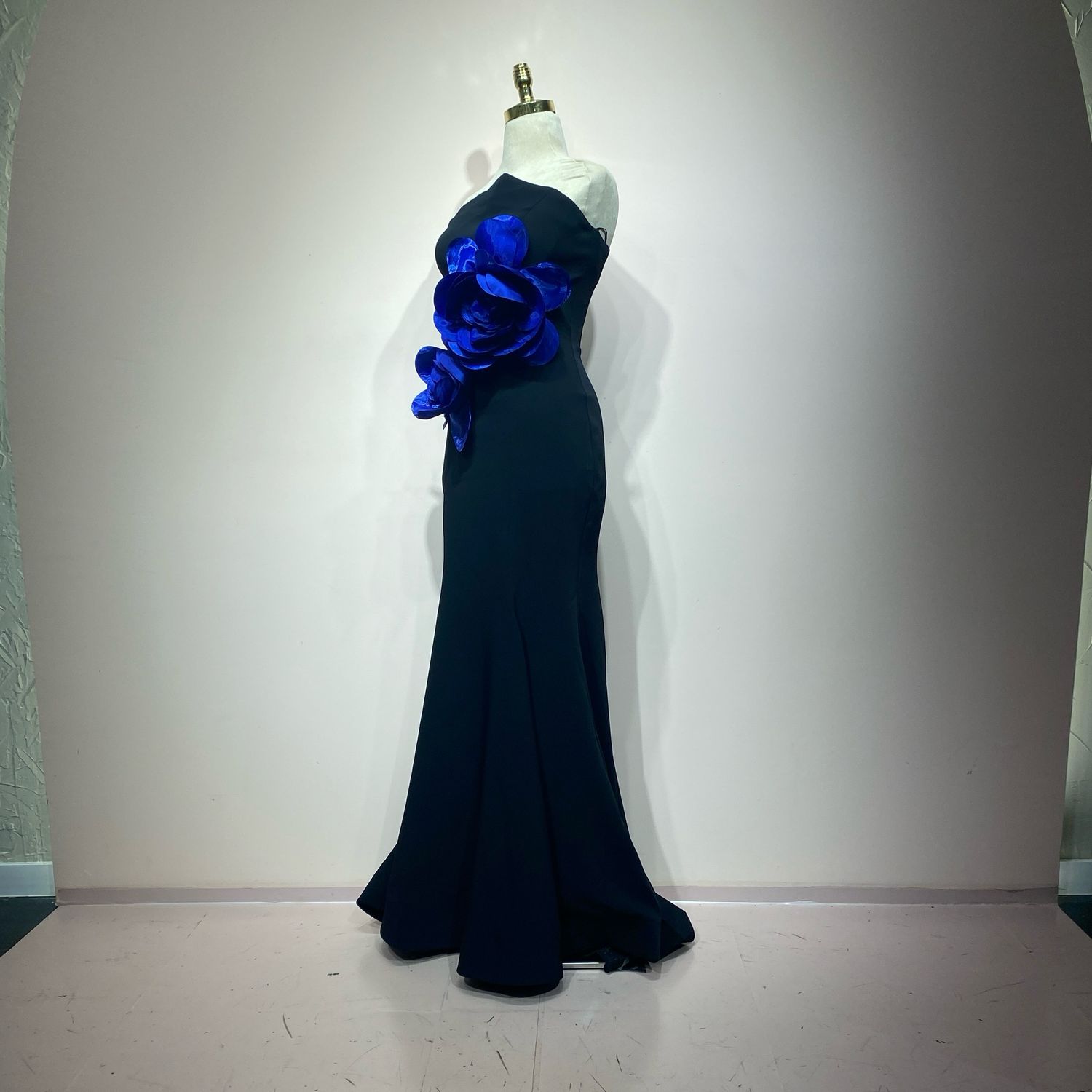 Vestido largo negro talla 12