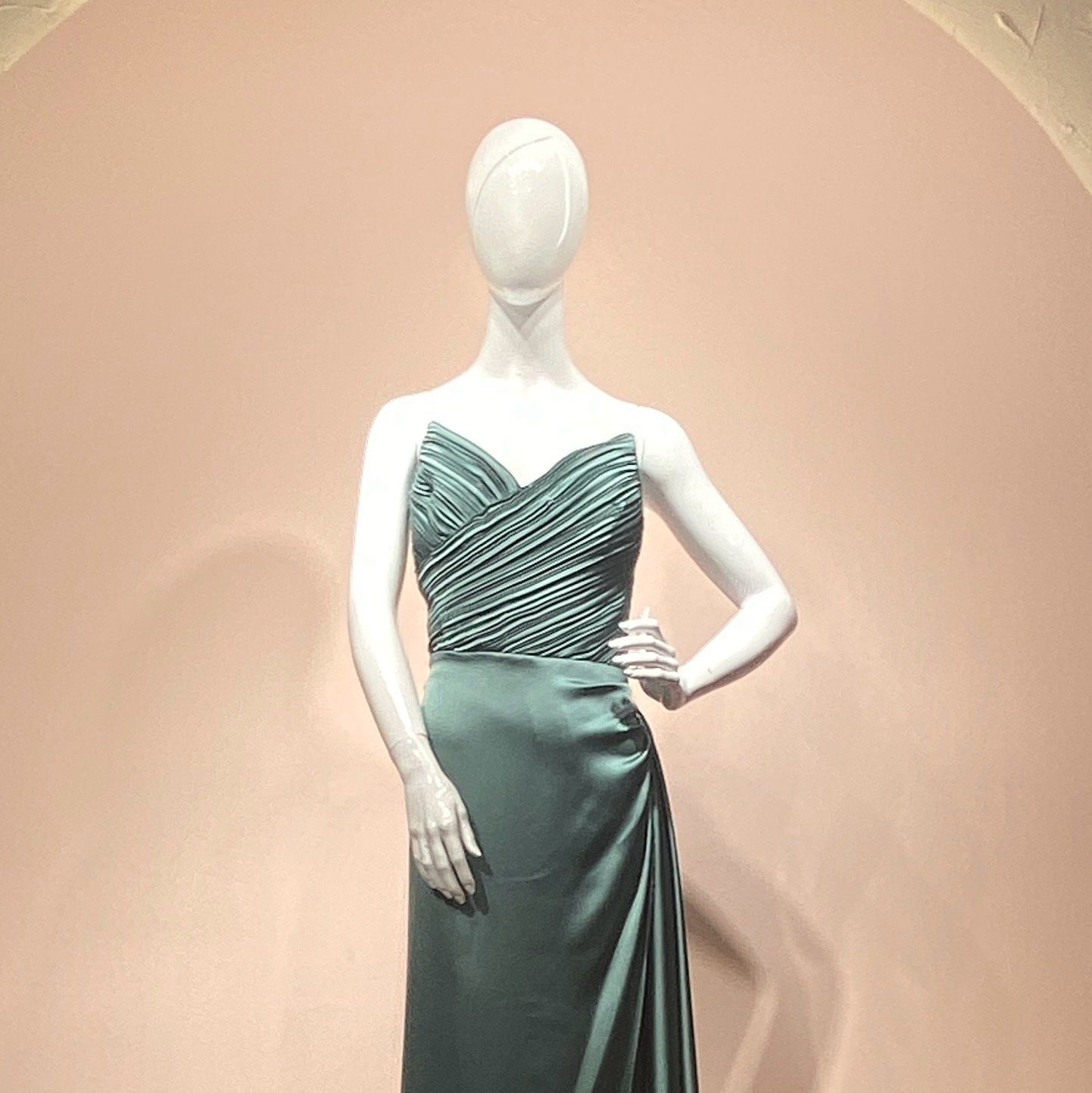 Vestido largo menta talla 44/12
