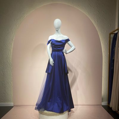 Vestido largo azul talla 42/10