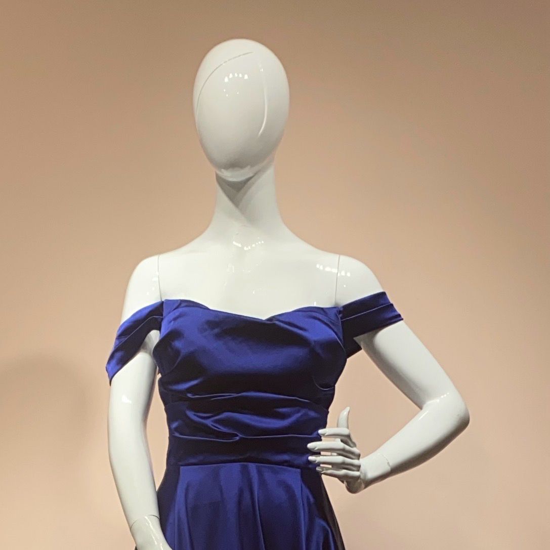 Vestido largo azul talla 42/10