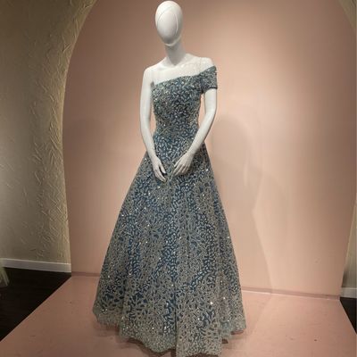 Vestido largo color menta talla 14/46 Vestido largo color menta talla 14/46