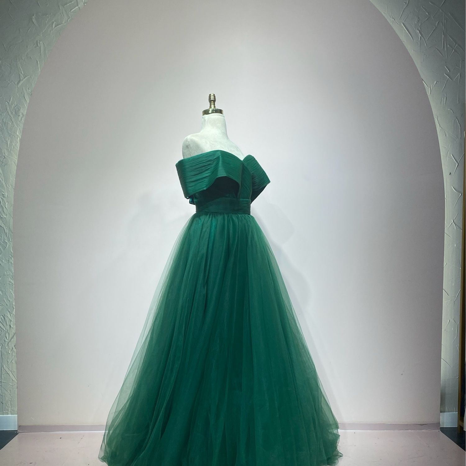 Vestido largo verde talla 42/10