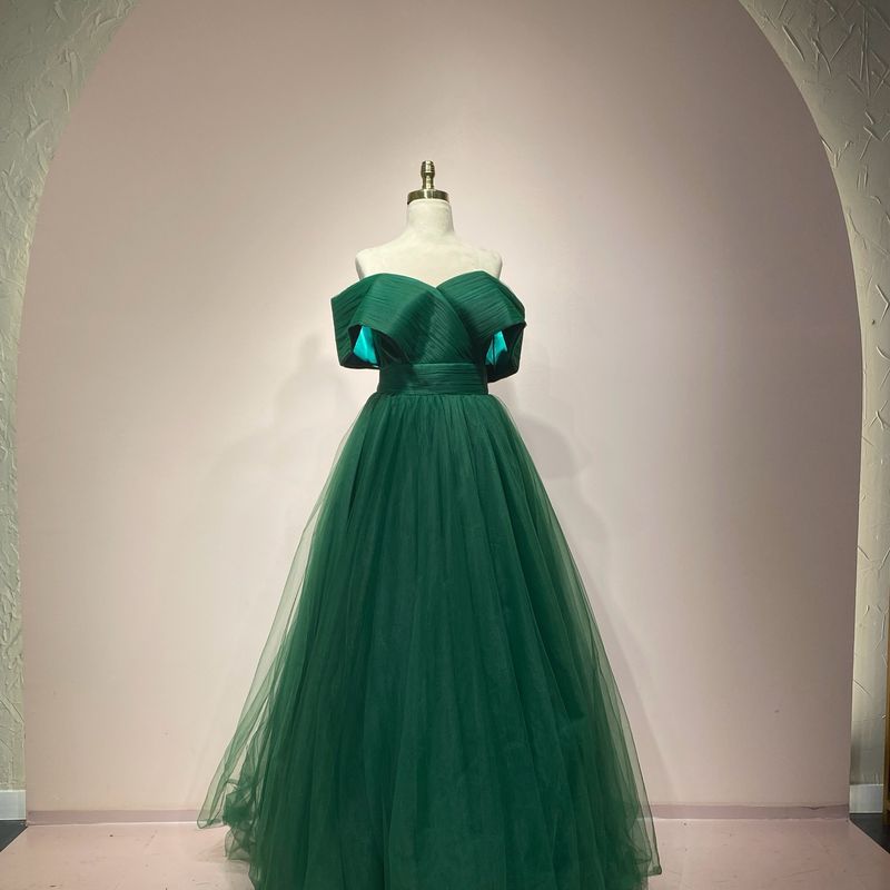 Vestido largo verde talla 42/10