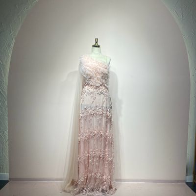 Vestido largo rosado talla 42/10