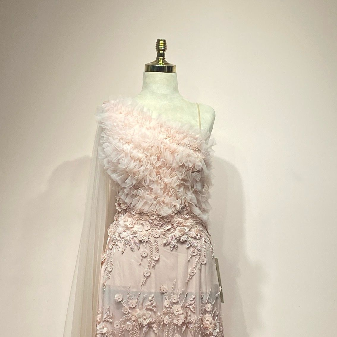 Vestido largo rosado talla 42/10