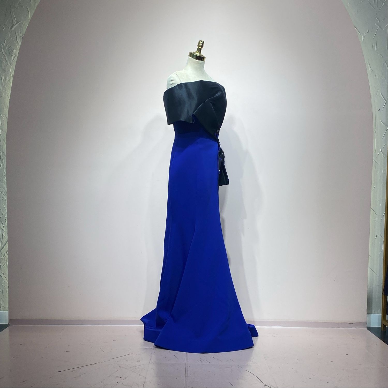 Vestido largo azul talla 42/10