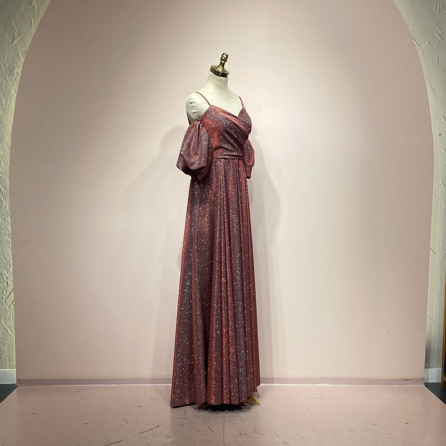 Vestido largo rojo talla 44/12