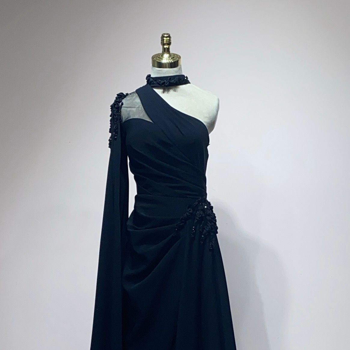 Vestido largo negro talla 44/12