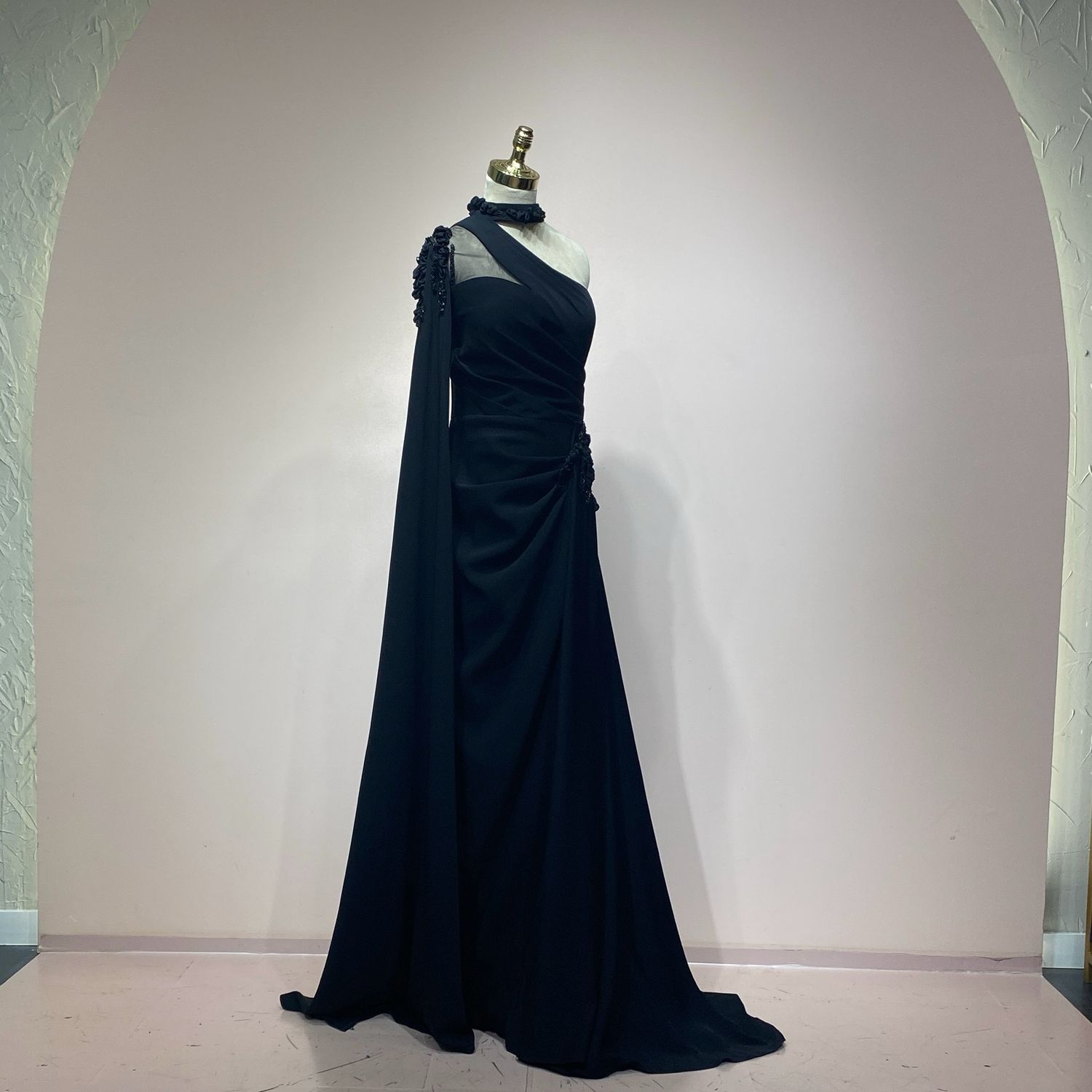 Vestido largo negro talla 44/12