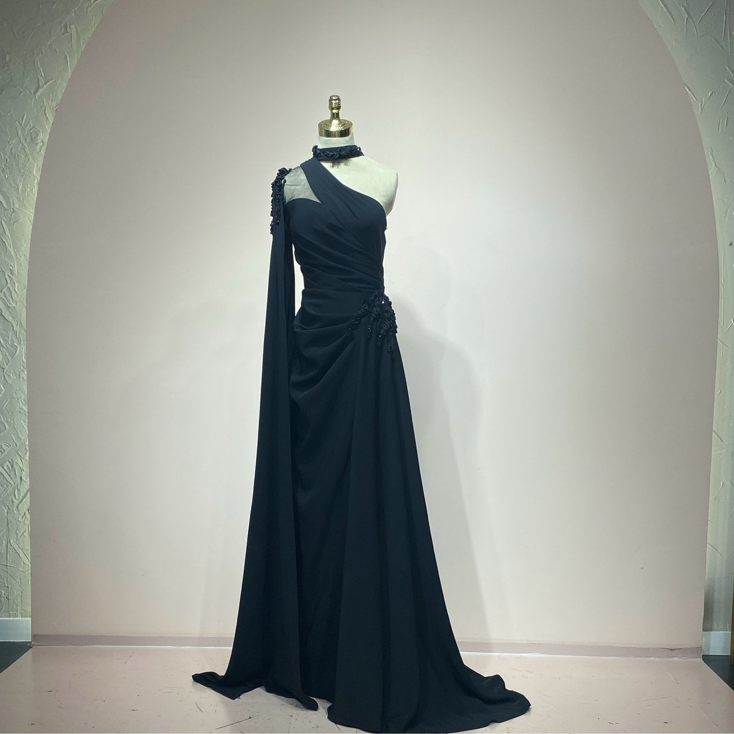 Vestido largo negro talla 44/12