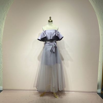 Vestido midi lila talla 38/6
