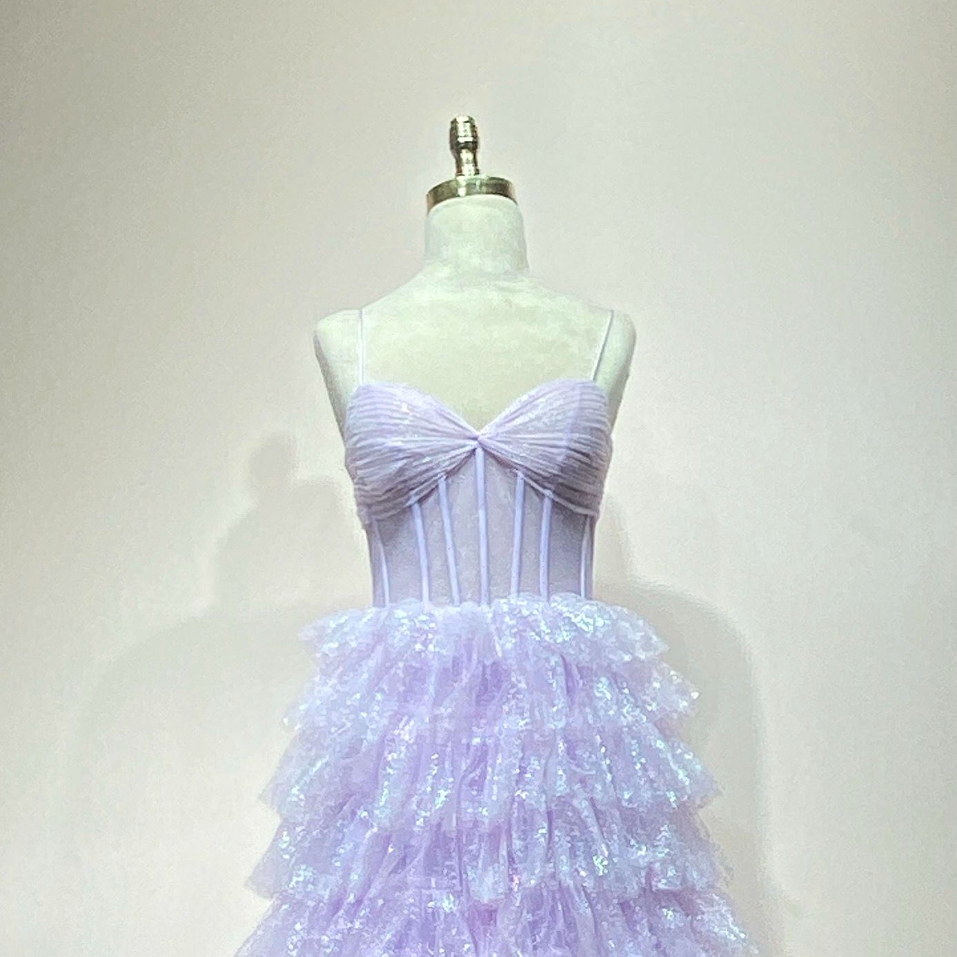 Vestido largo lila talla 40/8