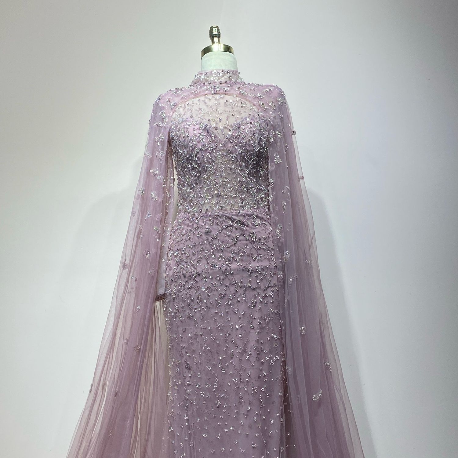 Vestido largo rosado talla 46/14