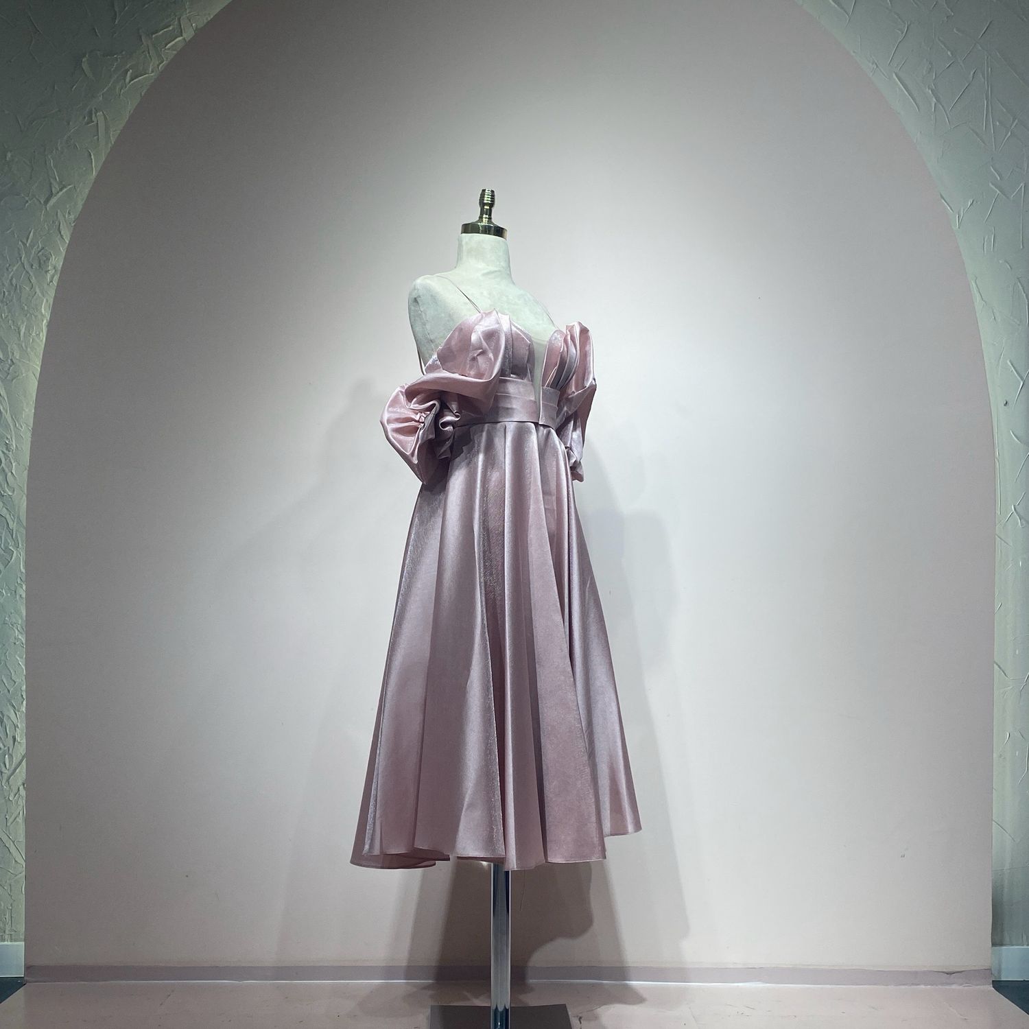 Vestido corto rosado talla 38/6