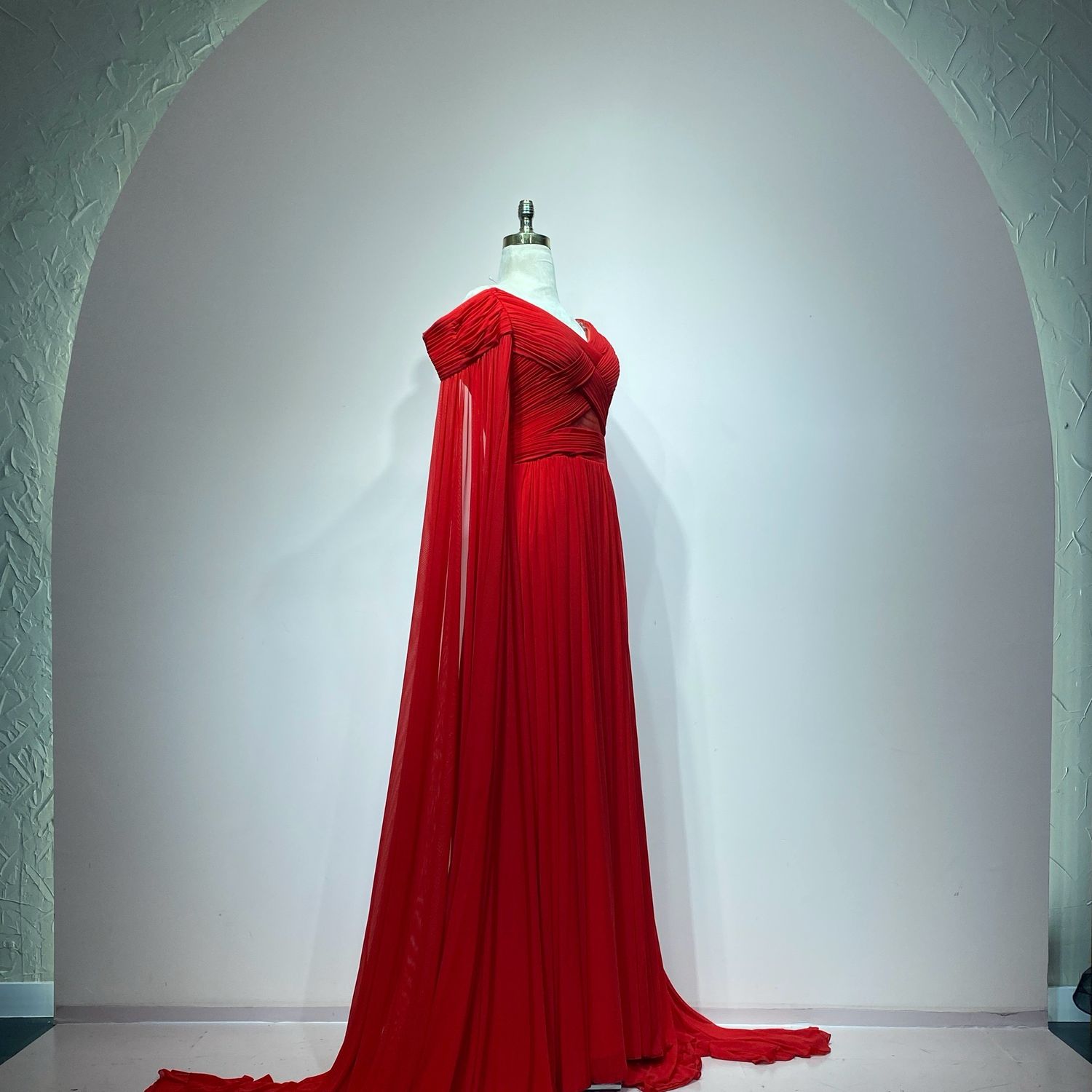 Vestido largo rojo talla 44/12