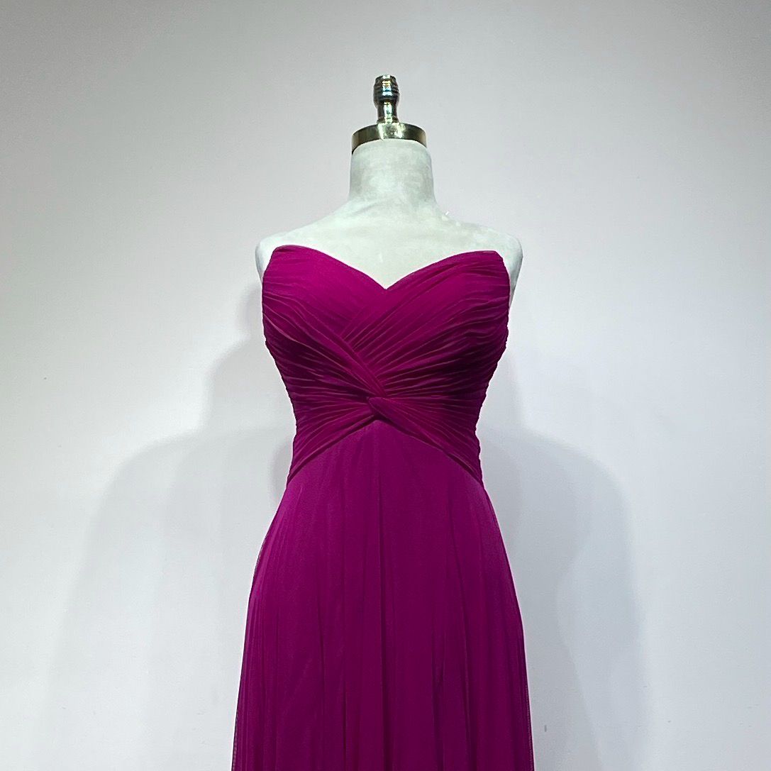 Vestido largo fucsia talla 40/8